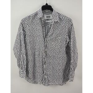 Grayson The Hero Floral Collared Tunic‎ Women's 4 Long Sleeve Lightweight Cotton